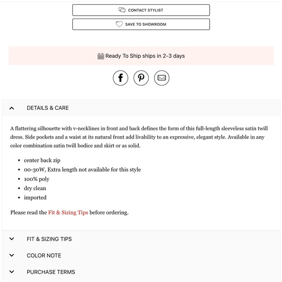 ALFRED SUNG Sleeveless A-Line Satin V-Neck Burgundy Maxi Dress With Pockets NWT - Picture 11 of 11